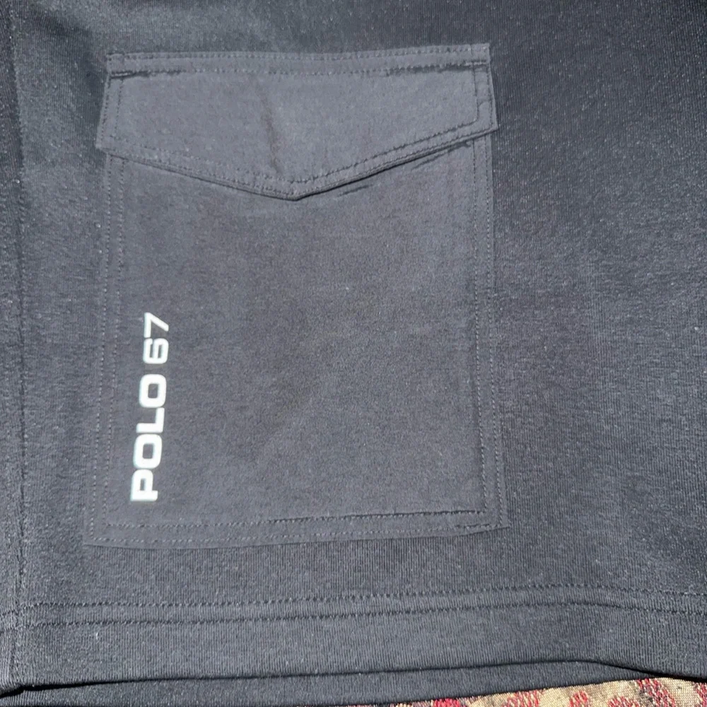 Polo Ralph Lauren Double-Knit Water Repellent Black/Reflective Cargo Shorts